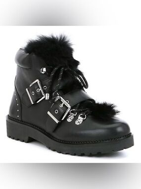 Gianni Bini Fur Boots Size 5.5